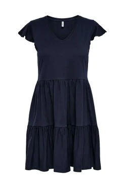 Only Vestidos E Macacoes-Vestido Com Folhos