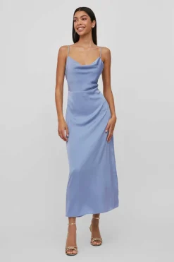 Vila Vestidos E Macacoes-Vestido Combinacao De Alcas