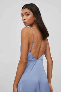 Vila Vestidos E Macacoes-Vestido Combinacao De Alcas