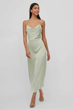 Vila Vestidos E Macacoes-Vestido Combinacao De Alcas