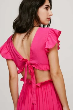 Vila Vestidos E Macacoes-Vestido Comprido Costas Abertas