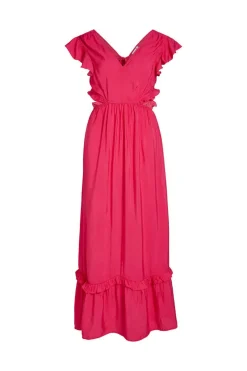 Vila Vestidos E Macacoes-Vestido Comprido Costas Abertas