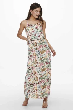 Only Vestidos E Macacoes-Vestido Comprido De Alcas