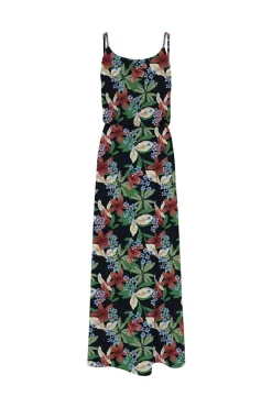 Only Vestidos E Macacoes-Vestido Comprido Estampado Alcas