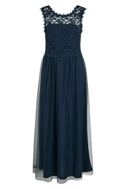 Vila Vestidos E Macacoes-Vestido Comprido Saia Tule