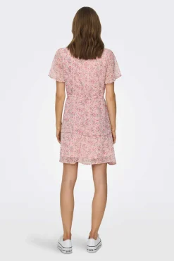 JDY Vestidos E Macacoes-Vestido Curto Com Folhos