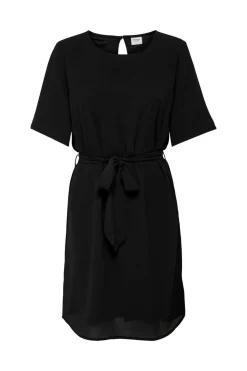 JDY Vestidos E Macacoes-Vestido Curto De Manga 2/4 E Decote Redondo