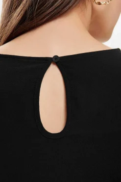 JDY Vestidos E Macacoes-Vestido Curto De Manga 2/4 E Decote Redondo