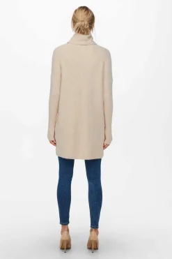 Only Vestidos E Macacoes-Vestido Curto Gola Alta