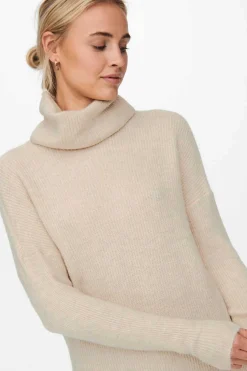 Only Vestidos E Macacoes-Vestido Curto Gola Alta