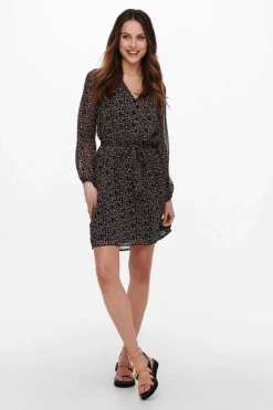 Only Vestidos E Macacoes-Vestido Curto Laco