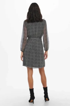 Only Vestidos E Macacoes-Vestido Curto Laco