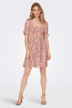 JDY Vestidos E Macacoes-Vestido Curto Manga Curta