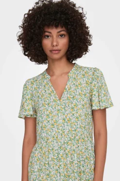 JDY Vestidos E Macacoes-Vestido Curto Manga Curta