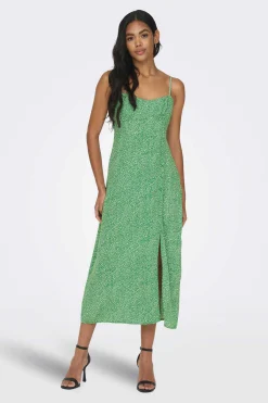 Only Vestidos E Macacoes-Vestido De Alcas Estampado