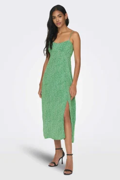 Only Vestidos E Macacoes-Vestido De Alcas Estampado