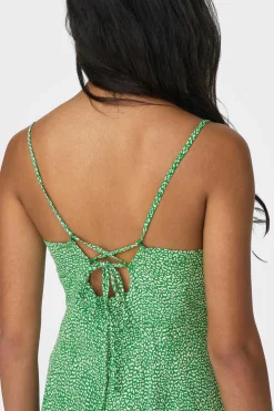 Only Vestidos E Macacoes-Vestido De Alcas Estampado