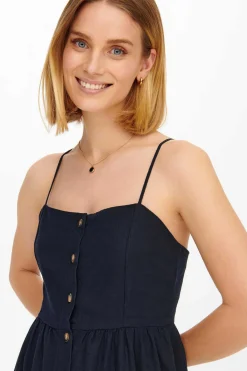 JDY Vestidos E Macacoes-Vestido De Linho Midi