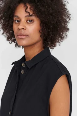 Noisy May Vestidos E Macacoes-Vestido Denim