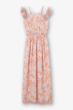 Tiffosi Vestidos E Macacoes-Vestido Estampado De Manga Cava