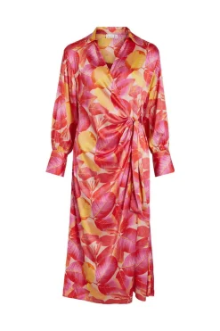 Vila Vestidos E Macacoes-Vestido Fluido Lacada