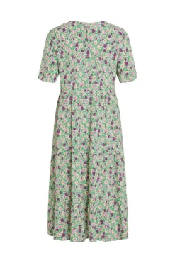 Vila Vestidos E Macacoes-Vestido Folgado Midi