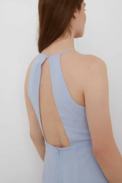 Vila Vestidos E Macacoes-Vestido Gola Halter