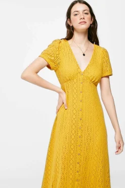 Springfield Vestidos E Macacoes-Vestido Midi Croche