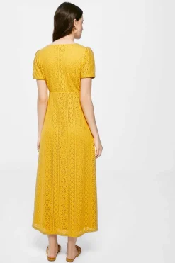 Springfield Vestidos E Macacoes-Vestido Midi Croche