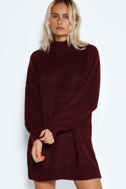 Noisy May Vestidos E Macacoes-Vestido Midi De Malha