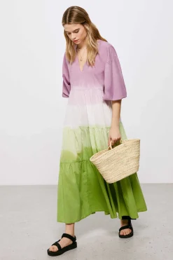 High Spirits Vestidos E Macacoes-Vestido Midi Dip Dye