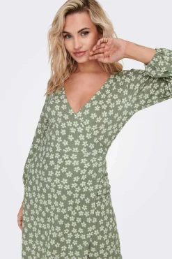 JDY Vestidos E Macacoes-Vestido Midi Flores