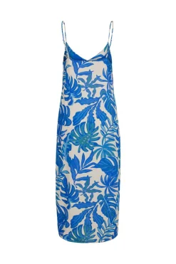 Vila Vestidos E Macacoes-Vestido Midi Linho