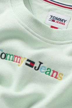 Tommy Jeans Sweatshirts-Vestido Mini Justo .