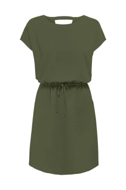 Only Vestidos E Macacoes-Vestido Mini Manga Curta E Abertura Nas Costas.