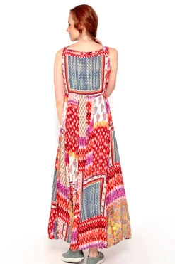 Brave Soul Vestidos E Macacoes-Vestido Sem Mangas Com Print