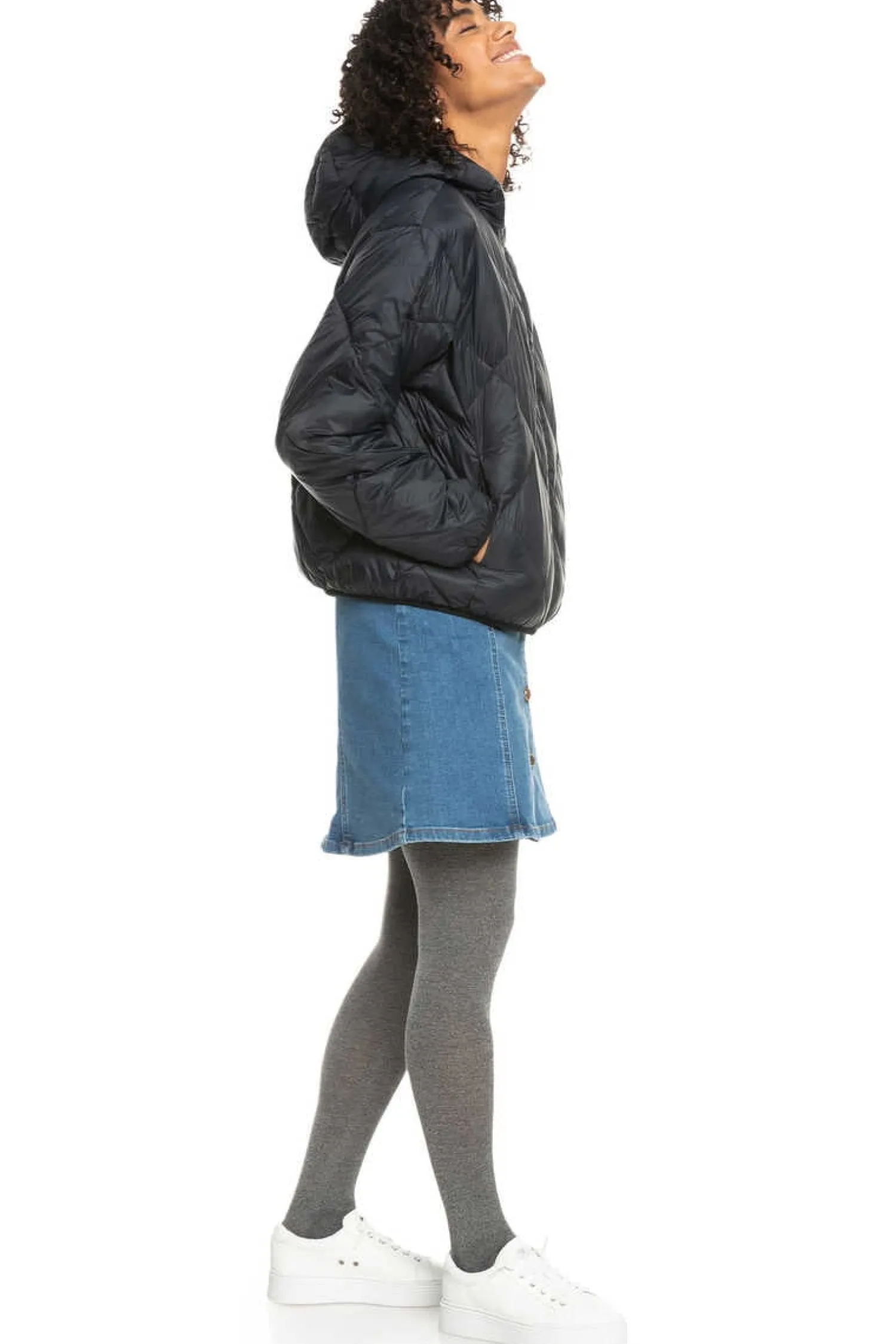 Roxy Sobretudos E Parkas-Wind Swept - Casaco Acolchoado Leve Comprimivel Para Mulher