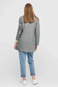 Only Sobretudos E Parkas-Woolen Cloth Coat With High Collar